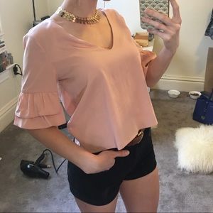 Topshop pink blouse!